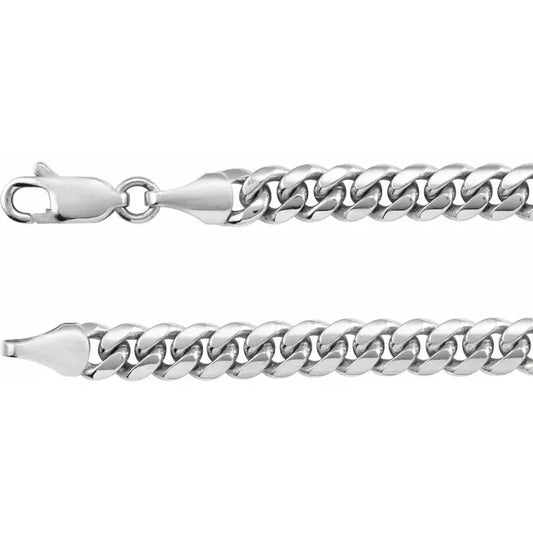 Sterling Silver 5 mm Miami Cuban Curb Chain